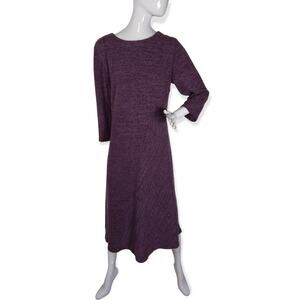 Vintage Norm Thompson Dress Size 14 Purple fully lined